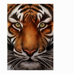 The Tiger Face Small Garden Flag (two Sides) by Sudhe