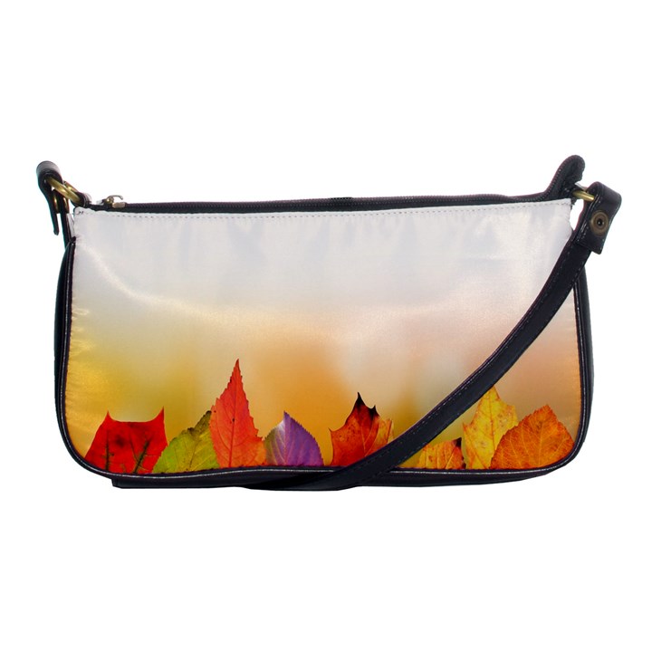 Autumn Leaves Colorful Fall Foliage Shoulder Clutch Bag