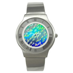 Animal Nature Cartoon Wild Wildlife Wild Life Stainless Steel Watch