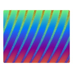 Abstract Fractal Multicolored Background Double Sided Flano Blanket (large) 
