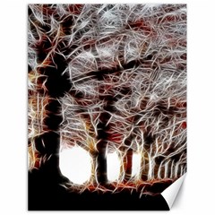 Autumn Fractal Forest Background Canvas 18  X 24 