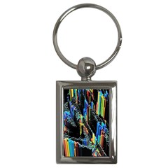 Abstract 3d Blender Colorful Key Chains (rectangle) 