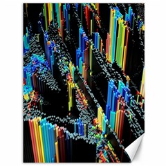 Abstract 3d Blender Colorful Canvas 36  X 48 