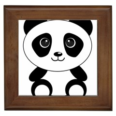 Bear Panda Bear Panda Animals Framed Tiles