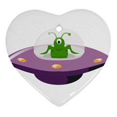 Ufo Ornament (heart)