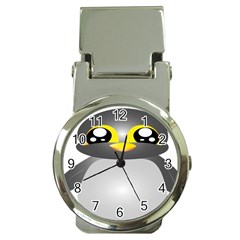 Cute Penguin Animal Money Clip Watches