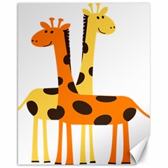 Giraffe Africa Safari Wildlife Canvas 16  X 20 