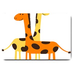 Giraffe Africa Safari Wildlife Large Doormat  by Sudhe