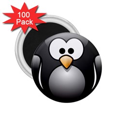 Penguin Birds Aquatic Flightless 2 25  Magnets (100 Pack) 