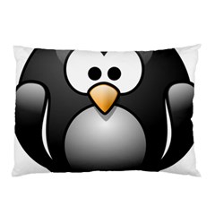 Penguin Birds Aquatic Flightless Pillow Case (two Sides) by Sudhe