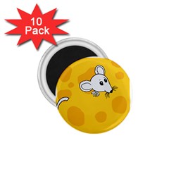 Rat Mouse Cheese Animal Mammal 1 75  Magnets (10 Pack) 