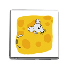 Rat Mouse Cheese Animal Mammal Memory Card Reader (square 5 Slot) by Sudhe
