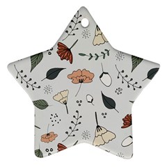 Grey Toned Pattern Ornament (star)