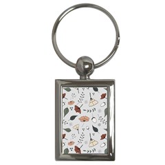 Grey Toned Pattern Key Chains (rectangle) 