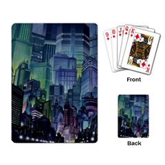 City Night Landmark Playing Cards Single Design