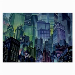 City Night Landmark Large Glasses Cloth (2-side)