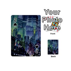 City Night Landmark Playing Cards 54 (mini)