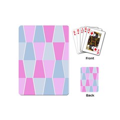 Geometric Pattern Design Pastels Playing Cards (mini)