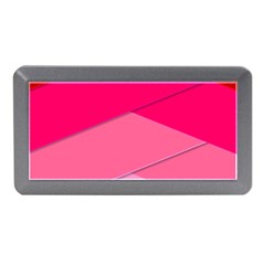 Geometric Shapes Magenta Pink Rose Memory Card Reader (mini) by Sudhe