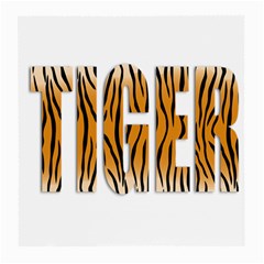 Tiger Bstract Animal Art Pattern Skin Medium Glasses Cloth (2-side)