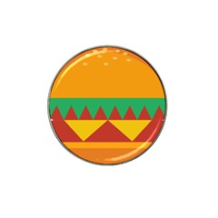 Burger Bread Food Cheese Vegetable Hat Clip Ball Marker (10 Pack)