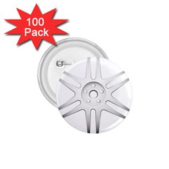 Wheel Skin Cover 1 75  Buttons (100 Pack) 