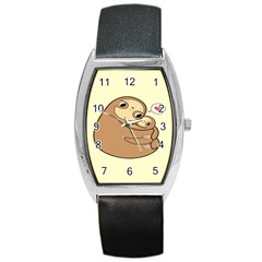 Sloth Barrel Style Metal Watch