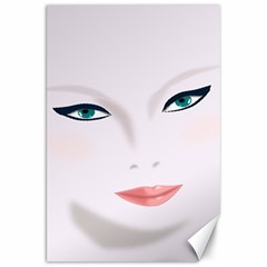 Face Beauty Woman Young Skin Canvas 20  X 30 