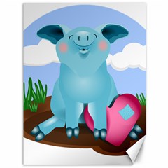 Pig Animal Love Canvas 36  X 48 