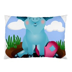 Pig Animal Love Pillow Case (two Sides)