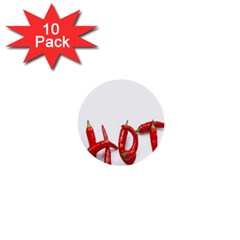 Hot 1  Mini Buttons (10 Pack) 