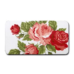 Flower Rose Pink Red Romantic Medium Bar Mats