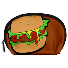 Burger Double Accessory Pouch (large) by Sudhe