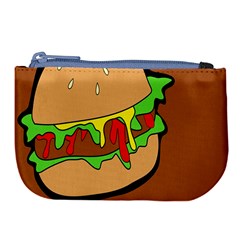 Burger Double Large Coin Purse by Sudhe