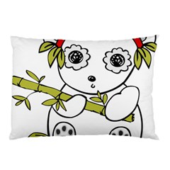 Panda China Chinese Furry Pillow Case (two Sides)