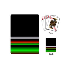 Colorful Neon Background Images Playing Cards (mini)