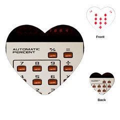 Vintage Calculator Playing Cards (heart)