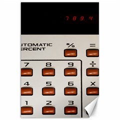 Vintage Calculator Canvas 20  X 30 