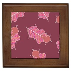 Plumelet Pen Ethnic Elegant Hippie Framed Tiles by Sudhe