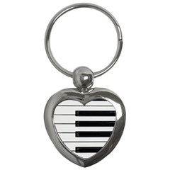 Keybord Piano Key Chains (heart) 