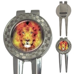 Fractal Lion 3-in-1 Golf Divots