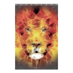 Fractal Lion Shower Curtain 48  X 72  (small)  by Sudhe