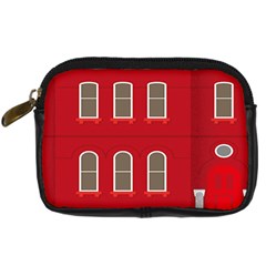 Red House Digital Camera Leather Case by Sudhe