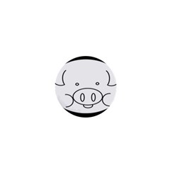 Pig Logo 1  Mini Buttons