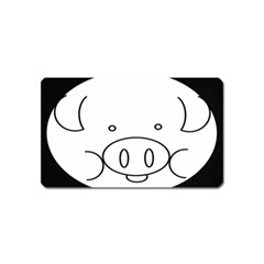 Pig Logo Magnet (name Card)