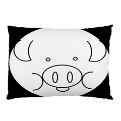 Pig Logo Pillow Case (two Sides)