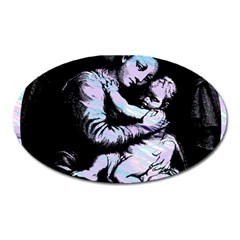 Mother Mary Oval Magnet by snowwhitegirl