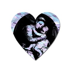 Mother Mary Heart Magnet