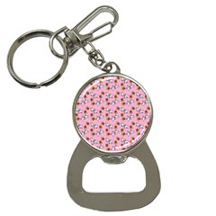 Lamb Pattern Pink Bottle Opener Key Chains