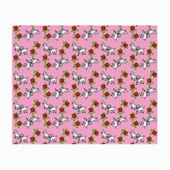 Lamb Pattern Pink Small Glasses Cloth (2-side)